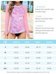 Plus Size Long Sleeve Swim Top for Women