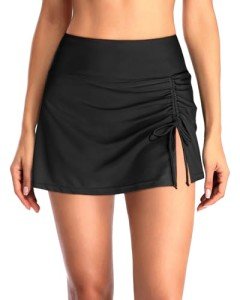 High Waisted Swim Skirt with Tummy Control