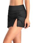 High Waisted Swim Skirt with Tummy Control