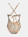 CUPSHE Women's Deep V One Piece Swimsuit - Floral