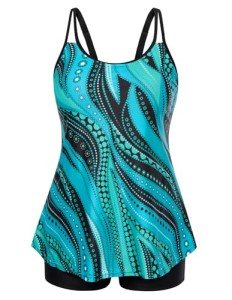 Hanna Nikole Plus Size Tummy Control Swim Top