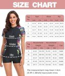 AUBIG Women's Short Sleeve Protective Surf Swimsuit