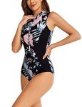 Women's Sleeveless Printed Surfing Wetsuit with Zipper