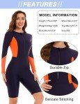 AUBIG Women's UV Protection Surfing One Piece Suit