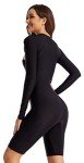 FEOYA Women's Long Sleeve Surfing Swimsuit