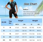FEOYA Women's Zip Up One Piece Swim Suit