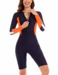 AUBIG Women's UV Protection Surfing One Piece Suit
