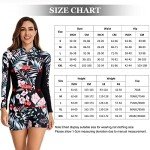 Boho UPF 50+ Floral Long Sleeve Swimsuit