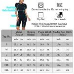 FEOYA Women's Printed Short Sleeve Swim Shirt