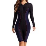 Long Sleeve UV Protection Women's Surf Swimsuit