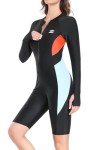 AXESEA Women’s Long Sleeve Rash Guard Wetsuit