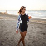 Women's Long Sleeve One Piece Swimwear with UPF 50+