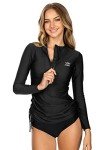 AXESEA Women's Long Sleeve Swim Top – UV Protection