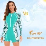 Women's Long Sleeve Rash Guard Swim Suit