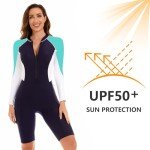 Women's Long Sleeve One Piece Bathing Suit