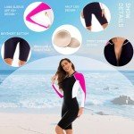 Women's Long Sleeve One Piece Swimsuit - UPF 50+