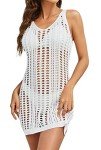 Women's Hollow Out Crochet Bikini Cover-Up Dress