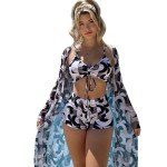 3-Piece Women's Sexy Bikini Swimsuit Set