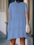 Light Blue Maternity Beach Cover Up Dress