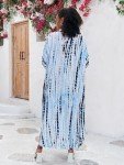 Light Blue Plus Size Women’s Beach Kaftan Dress