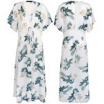Floral Chiffon Kimono Cover Up for Women