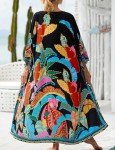Bsubseach Women's Boho Kimono Swimwear Cover-Up