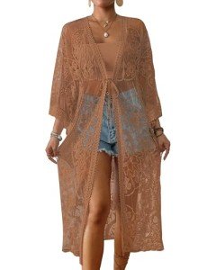 Lace Kimono Cardigan Cover-Up for Women