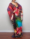 Colorful Plus Size Kaftan Swimsuit Cover-Up