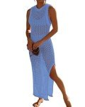 Bsubseach Women's Backless Crochet Swim Cover-Up