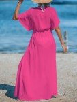 CUPSHE Women's Kimono Beach Cover Up - Hot Pink