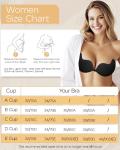 Beaulyn Strapless Sticky Bra Set for Women