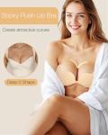 Beaulyn Strapless Sticky Bra Set for Women