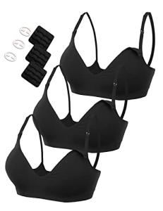 HOFISH 3-Pack Women's Wirefree Maternity Bras