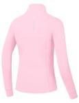 BGOWATU Women's Workout Running Jacket Lightweight Zip up Athletic Jackets Gym Yoga Tops with Zip Pockets Pink M