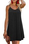 Women's V Neck Backless Mini Beach Dress