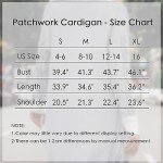 Dazosue Women Open Front Cardigans Patchwork Cable Knit Long Sleeve Buttonless Knitwear with Pockets Grey S