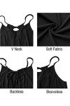 Women's V Neck Backless Mini Beach Dress