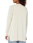 Amazon Essentials Women's Lightweight Open-Front Cardigan Sweater, Oatmeal Heather, Medium
