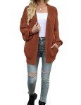 Womens's Oversized Cardigan Dressy Long Lantern Sleeve Open Front Chunky Sweaters