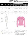GRACE KARIN Cardigan for Women Long Sleeve Cable Knit Cardigan Crewneck Button Down Sweater Jacket Knitwear Pink Large