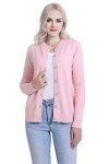 SMILING PINKER Women Cardigan Button Down Solid Medium Weight Knit Sweater(XXL,Blush Pink)