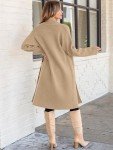 ANRABESS Women's Cardigan Long Sweater Oversized Open Front Knit Duster Coat 2024 Trendy Lady Fall Coatigan Outerwear, Light Camel, Medium