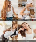 ROSYLINE Basic Tank Tops for Women Undershirts Tank Tops with Scoop Neck cami Yoga Shirts 3-4 Pack Bl/Gr/Wh/Military Green M