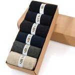 Cotton Rich Odor-Resistant Dress Socks for Men