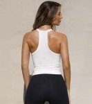 Allmloers 2 Pack Women Tank Tops V Neck Ribbed Racerback Workout Tops Summer Sexy Sleeveless Camisole Crop Going Out Tops