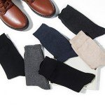 Cotton Rich Odor-Resistant Dress Socks for Men