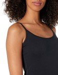 Amazon Essentials Women's 4-Pack Slim-Fit Camisole, Black, Medium