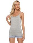 BQTQ 3 Pcs Basic Camisole for Women Tank Tops Adjustable Spaghetti Strap Tank Top Set for Girl