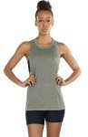 icyzone Workout Tank Tops for Women - Running Muscle Tank Sport Exercise Gym Yoga Tops Athletic Shirts(Pack of 3) (L, Black/White/Grey)