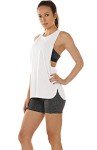 icyzone Workout Tank Tops for Women - Running Muscle Tank Sport Exercise Gym Yoga Tops Athletic Shirts(Pack of 3) (L, Black/White/Grey)